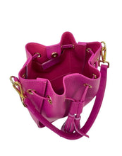 Load image into Gallery viewer, Lily Fuchsia Leather Hand Bag
